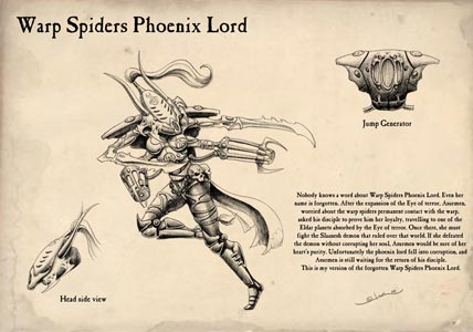 Lord fenix de las ara&ntilde;as de disformidad